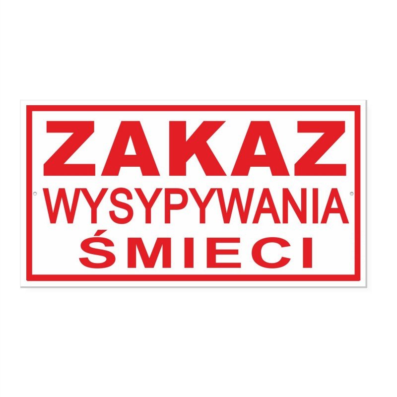 ZAKAZ  30x16,5cm