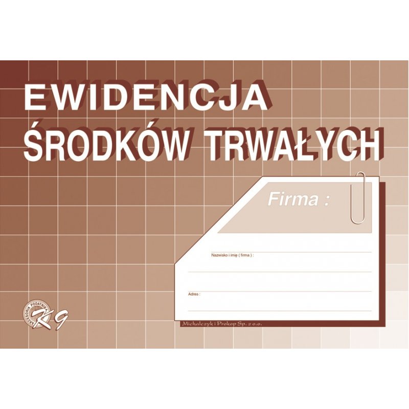 K9 Ewidencja środków trwałych