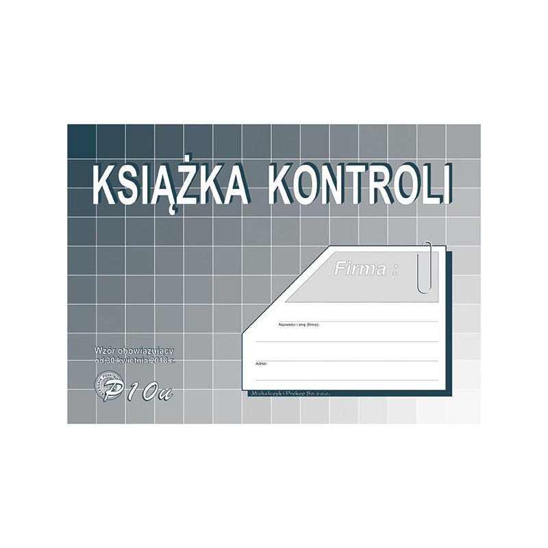 P10U Książka kontroli