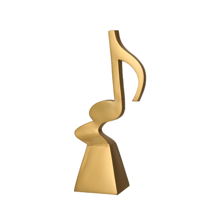 Statuetka odlewana muzyka nuta
