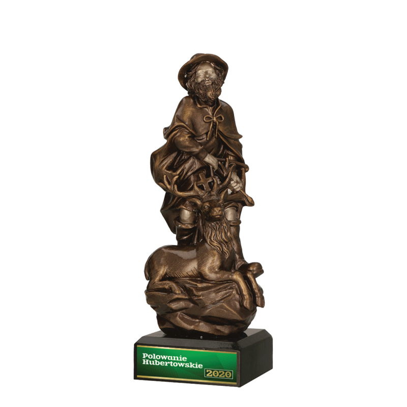 Statuetka odlewana św. Hubert