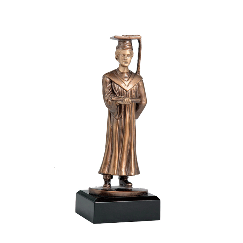 Statuetka odlewana absolwentka