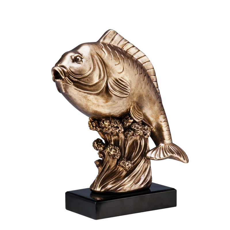 Statuetka odlewana ryba